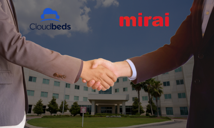 Cloudbeds & Mirai Join Forces for Hotel Booking & Marketing Boost