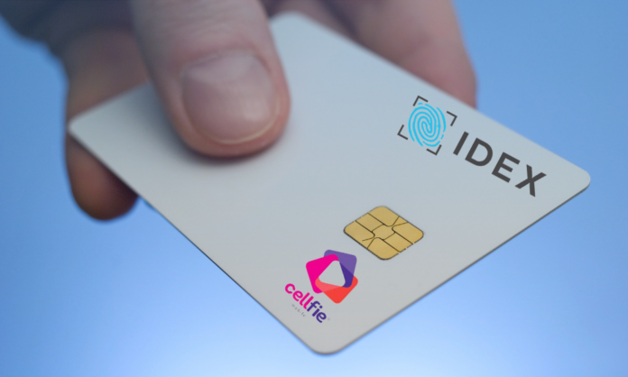 IDEX Biometrics Partners with Cellfie for Biometric Metal Cards