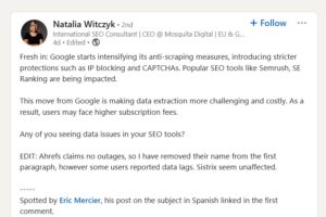 SEO consultant, Natalia Witczyk