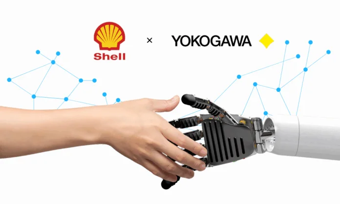 Yokogawa Shell robot plant monitoring