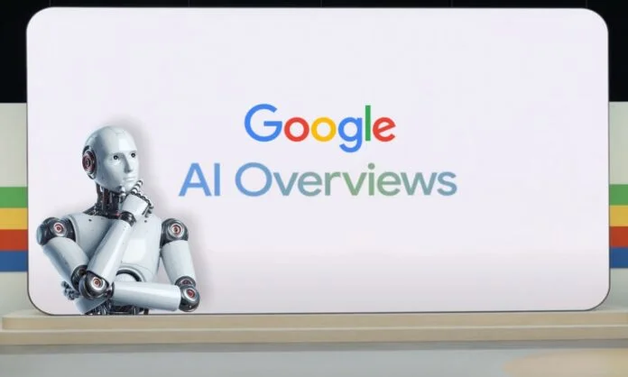 Google AI web traffic