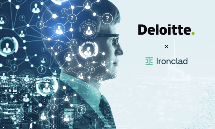 Deloitte Ironclad AI contracting alliance
