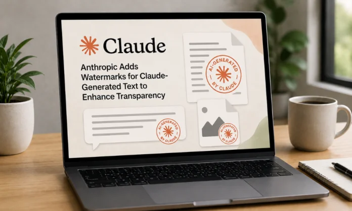 Watermarks for Claude-Generated Text