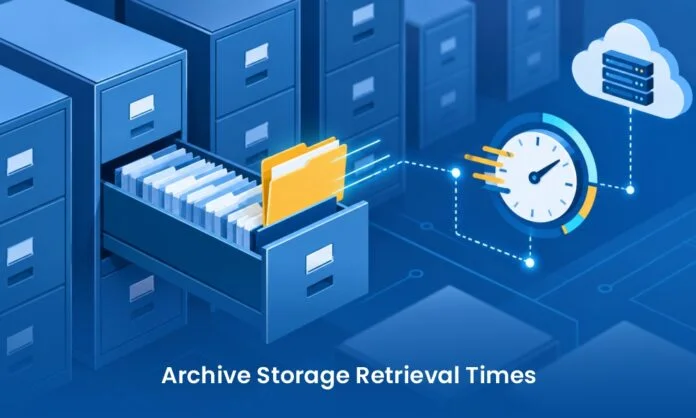 Archive Storage Retrieval Times
