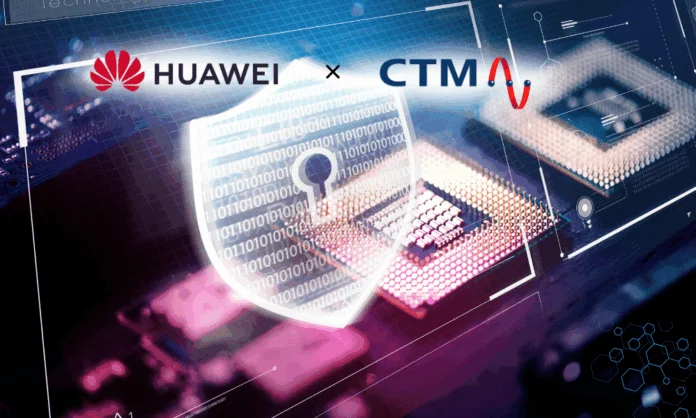 CTM Huawei secure target network AI QKD